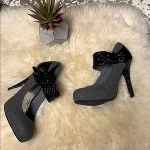 Shiekh Grey/Black Heels